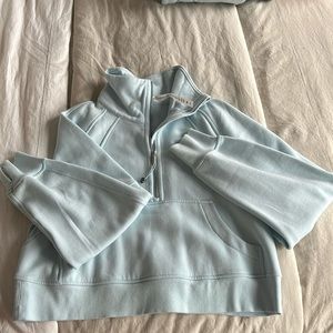 Lululemon Scuba Half Zip Powder Blue